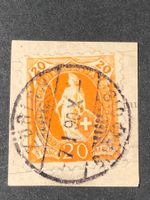 Stehende Helvetia 66B (grob gezähnt), Zürich 1890