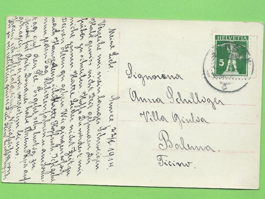 Cartoline postali: Antike Postkarte, Dame am Klavier – Usato da Zürich venduto da t24_de 1