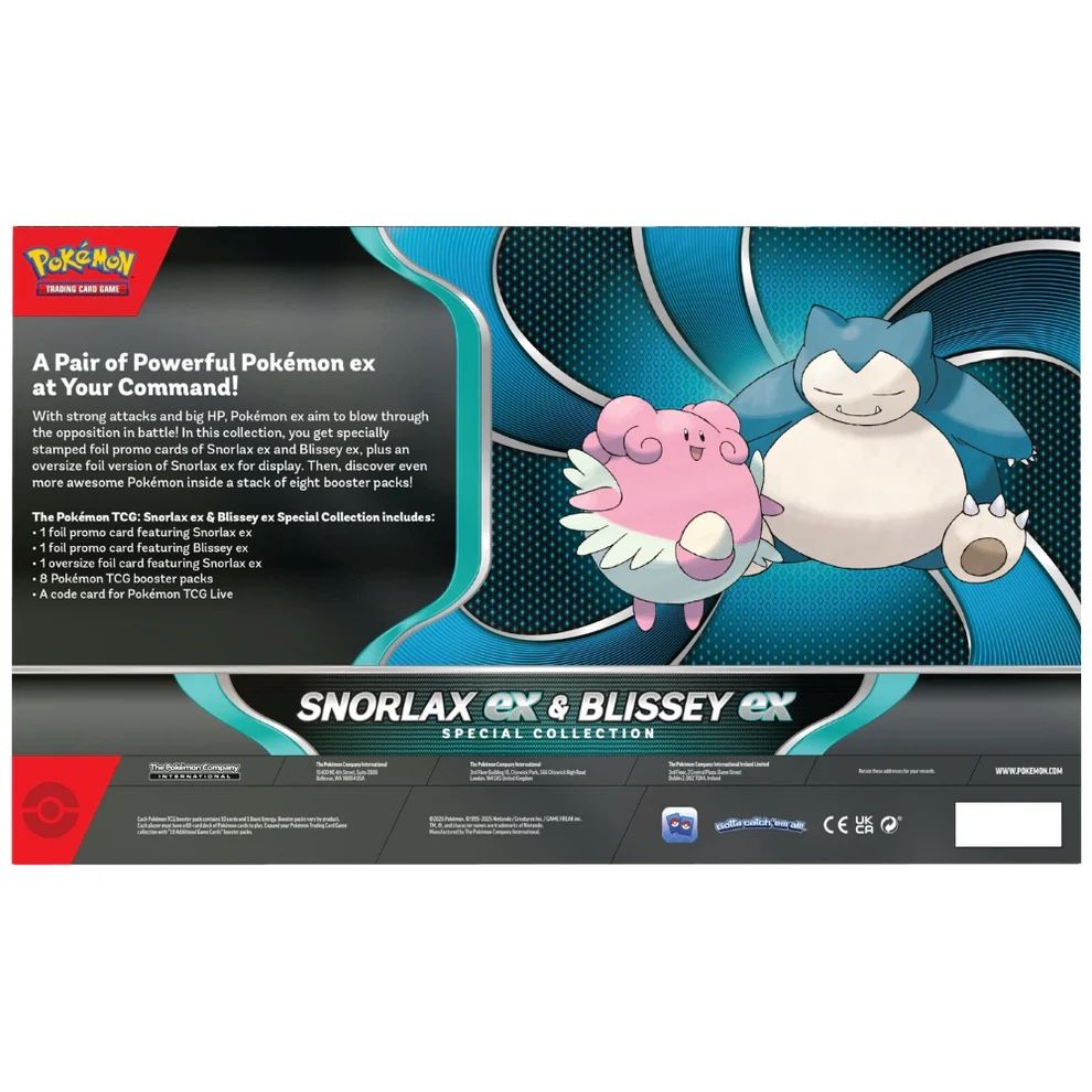 Pokémon Snorlax ex Blissey ex Special Collection Box (ENG) (Neu und