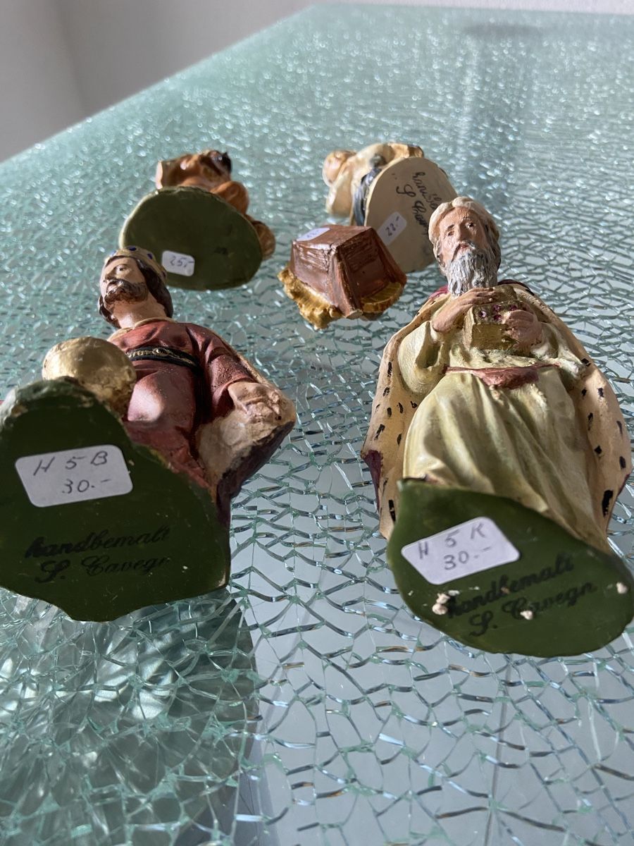 Figuren: 5 Krippenfiguren handbemalt – Gebraucht aus Oftringen von andrax 5