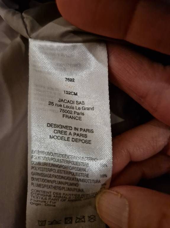 Jacadi Giacche & Cappotti: Jacadi Steppjacke lang Gr. 122 – Usato da Wimmis venduto da traubenq 2