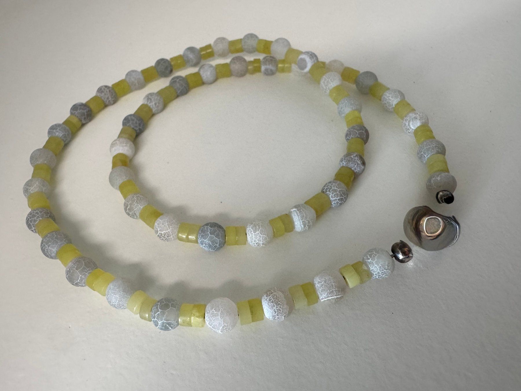 Catenine: Halskette Serpentin, Achat – Nuovo (secondo la descrizione) da Biberist venduto da tl-schmuck 1