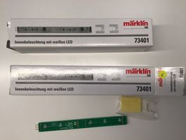 2XMärklin 73401 Innenbeleuchtung mit weissen LED neu