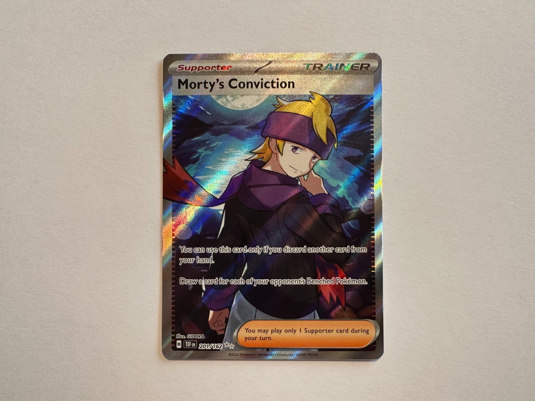Pokémon Carte collezionabili: Trainer Morty's Conviction Temporal Forces EN – Nuovo (secondo la descrizione) da Hagendorn venduto da Pokecollectorch 1