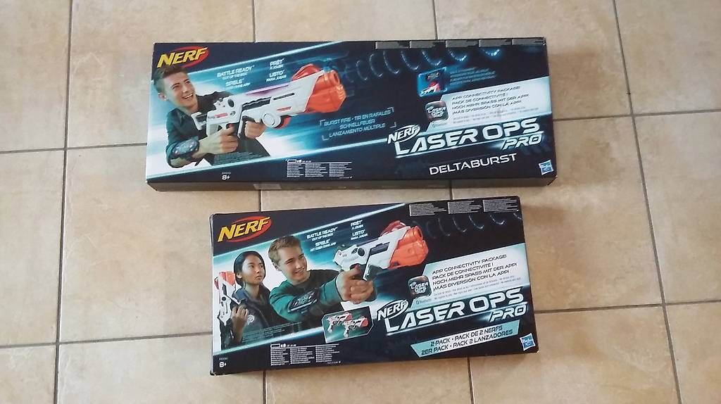 Jouets: ARMI NERF: ALPHAPOINT + DELTABURST – D'occasion à Morbio Superiore par mar_f6pk