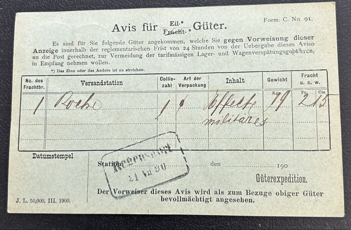 Tutti i francobolli: Avis Karte Regensdorf  – Usato da Horw venduto da Tellbub 1