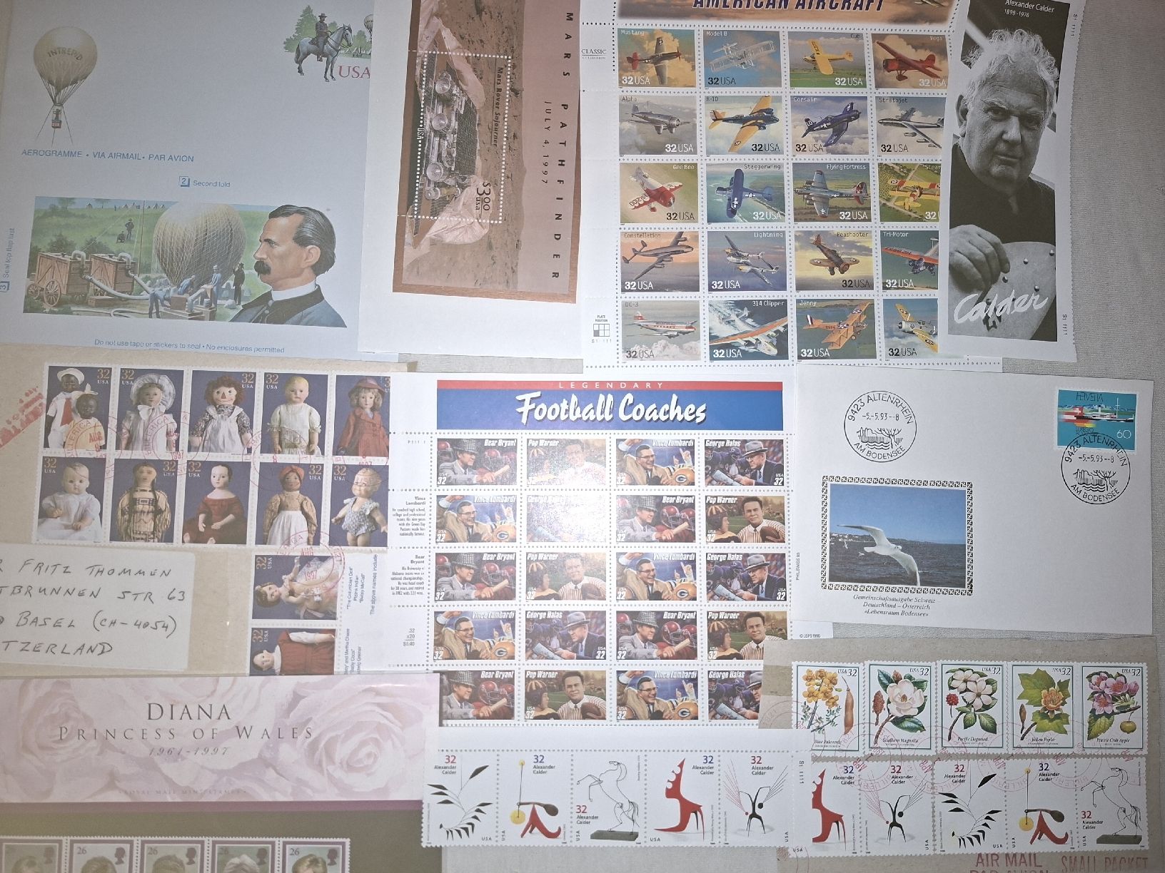 Alle Briefmarken: Diverse Sondermarken / Briefe / Motive  – Gebraucht aus Balgach von SIMEON27 1
