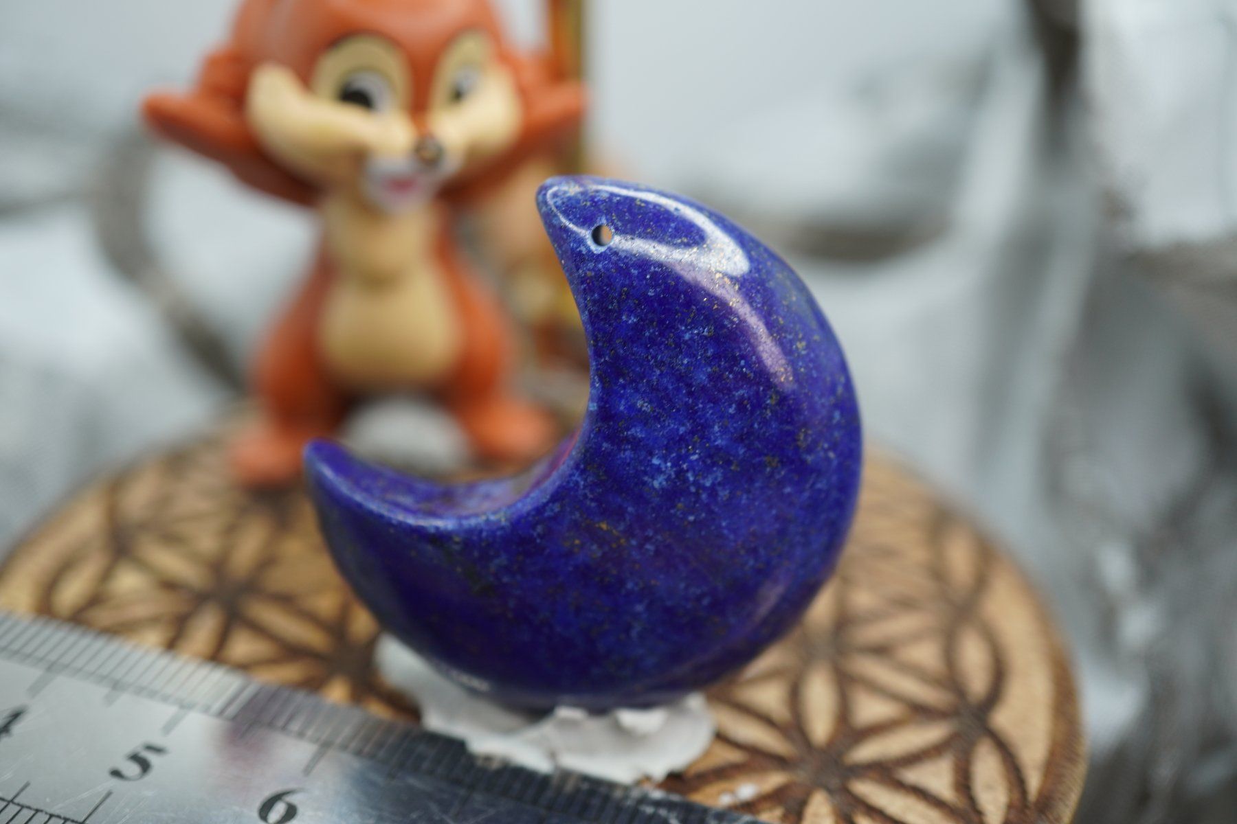 Minerali & Pietre curative: Lapis    Mond  35mm   ab  1.-     Räumung  TOPSTONE – Nuovo e nell'imballaggio originale da Eschenbach SG venduto da topstone 3