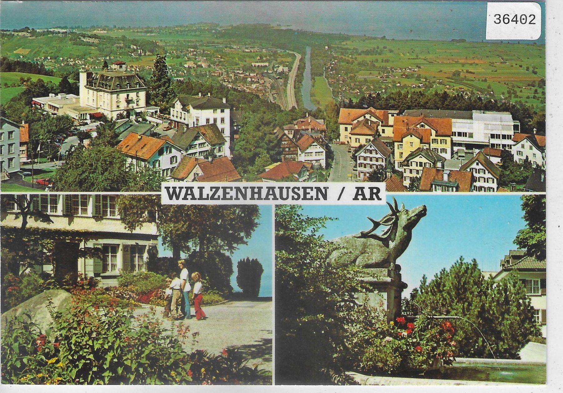 Cartoline postali: Walzenhausen AR - Multiview – Usato da Ettingen venduto da Kartenplanet