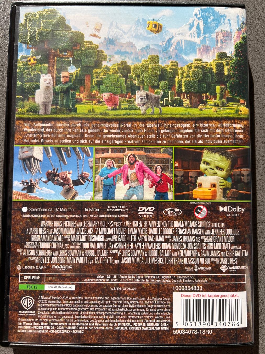 Tutti i DVDs: Ein Minecraft  Film DVD – Usato da Winkel venduto da Tilivika 1