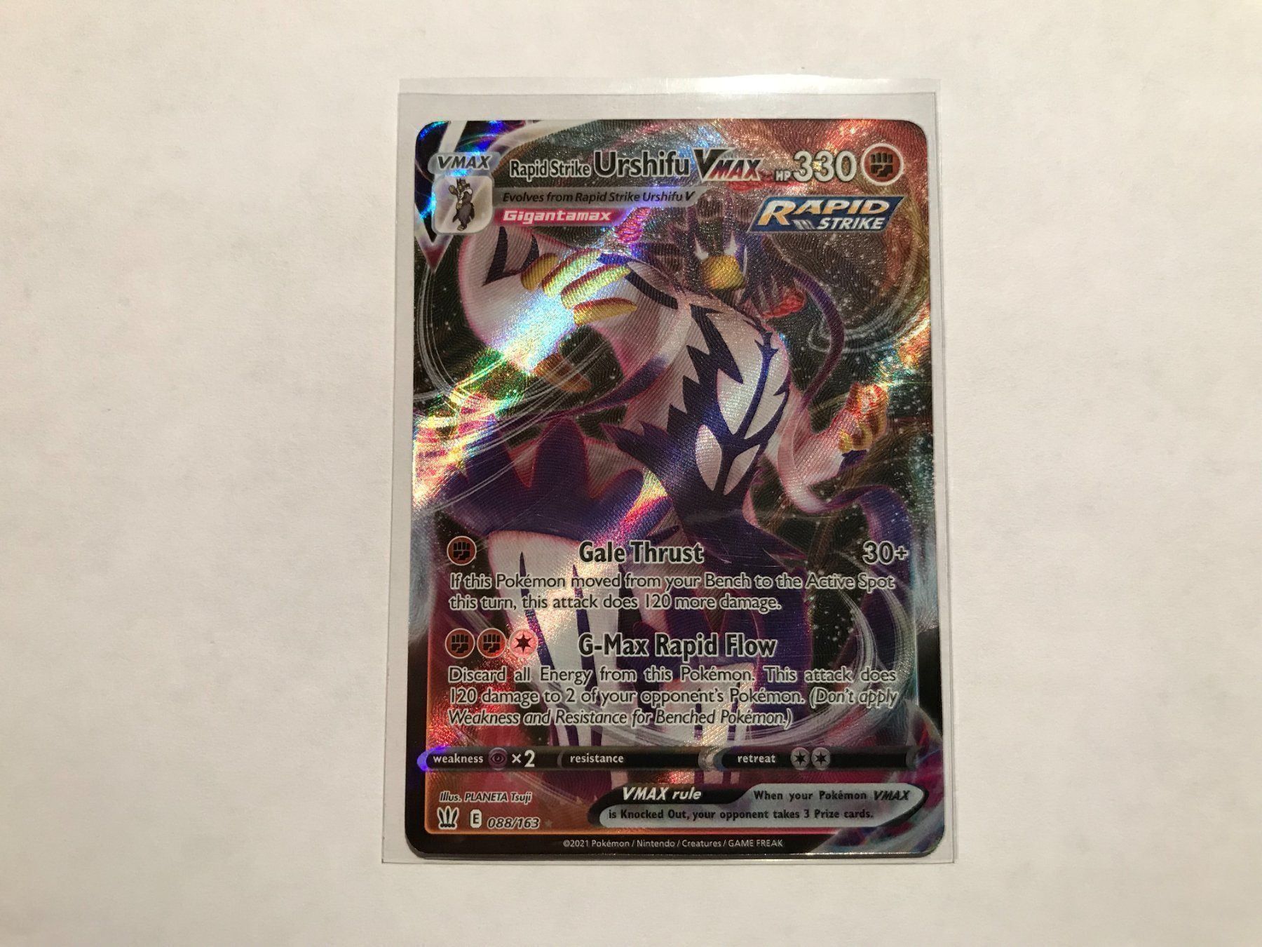 Pokémon Carte collezionabili: Rapid Strike Urshifu Vmax – Nuovo (secondo la descrizione) da Hagendorn venduto da Pokecollectorch