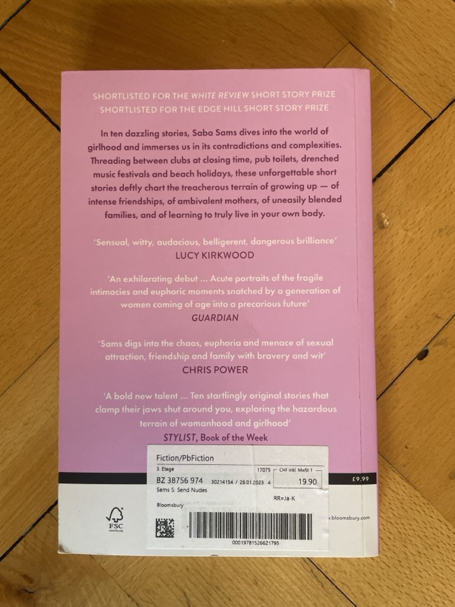 Bücher: Buch send nudes von Saba Sams – Gebraucht aus Zürich von joa_7xds 1
