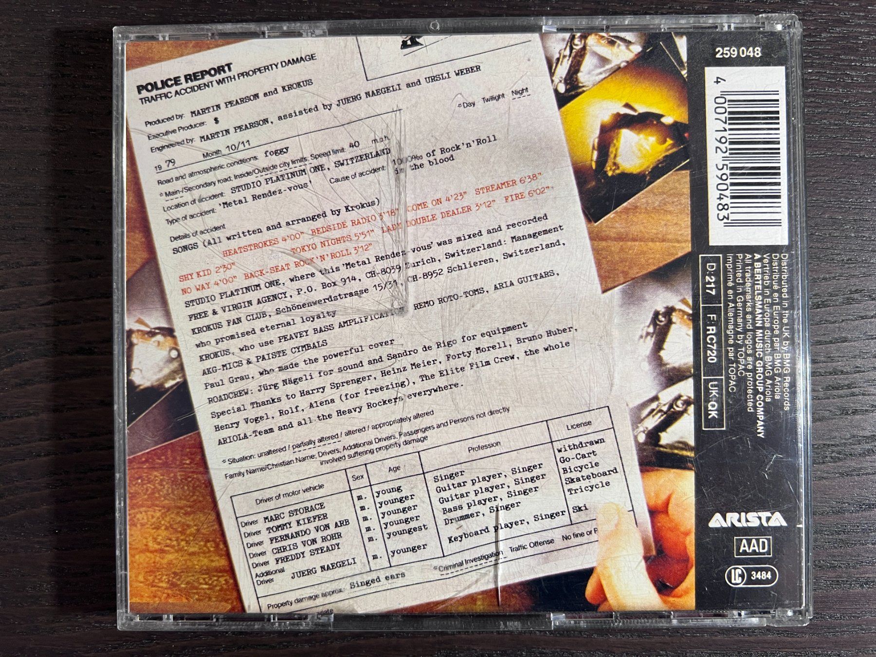CDs: Krokus - Metal Rendez-Vous – Gebraucht aus Zürich von MusikFreunde 1