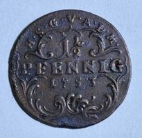 Münze 1 1/2 Pfennig 1753 Sachsen-Gotha-Altenburg