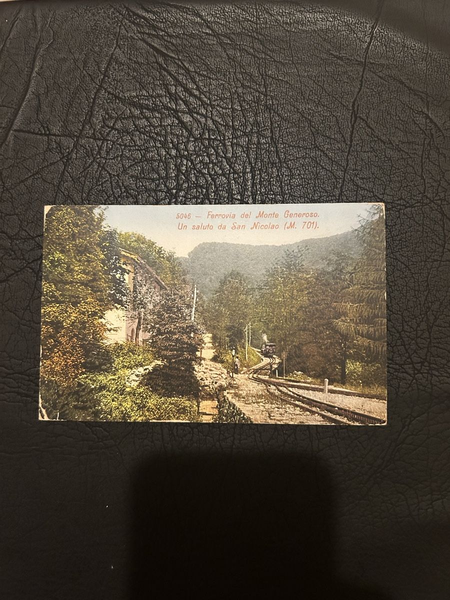 Cartoline postali: Ferrovia del Monte Generoso 1913 – Usato da Breganzona venduto da Milesbo