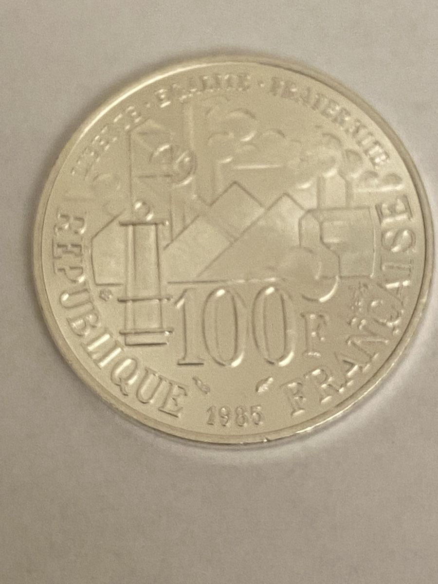 Tutti le monete: 100 FF commém. de 1985 argent – Nuovo (secondo la descrizione) da Corsier-sur-Vevey venduto da Ginoarturo 1