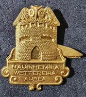V147 - Altes Abzeichen Nauinheimbia Werrereiba Aurea Eule