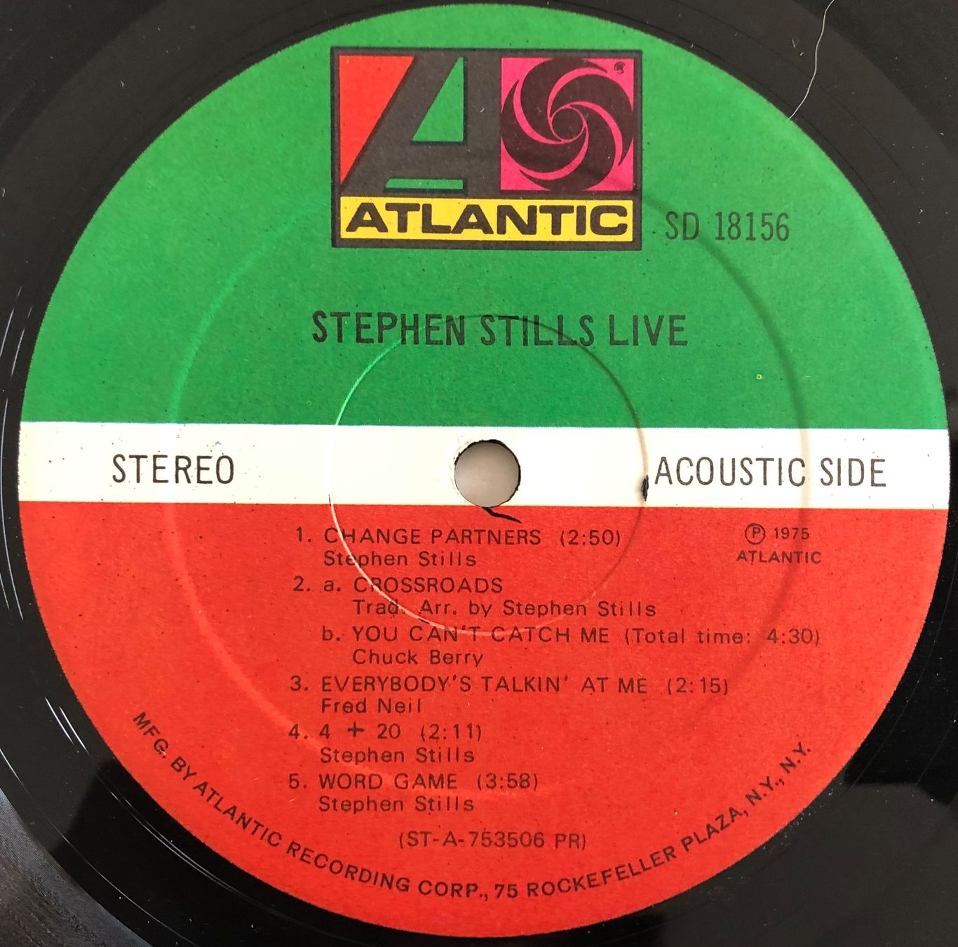 Dischi in vinile: STEPHEN STILLS - STEPHEN STILLS LIVE – Usato da Poliez-Pittet venduto da Newtown-Records 3