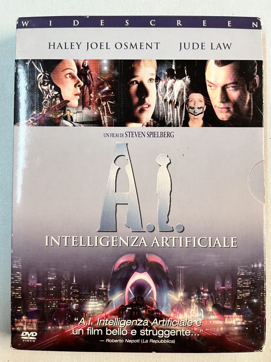 Tutti i DVDs: AI intelligenza artificiale dvd – Usato da Solduno venduto da NakiBijoux