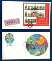 2001 Grossbritannien FDC Doppeldeckerbusse - Das Wetter