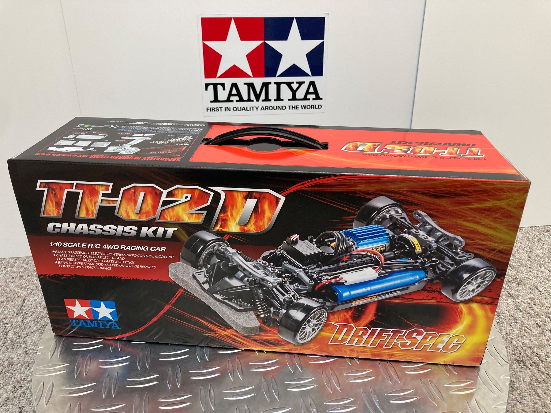 Tamiya TT-02D Chassis Kit DRIFT Spec RC-Modell 1:10 (NEU) (Neu und ...