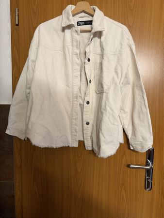 Damen Hemd Zara cord beige Grösse S neu