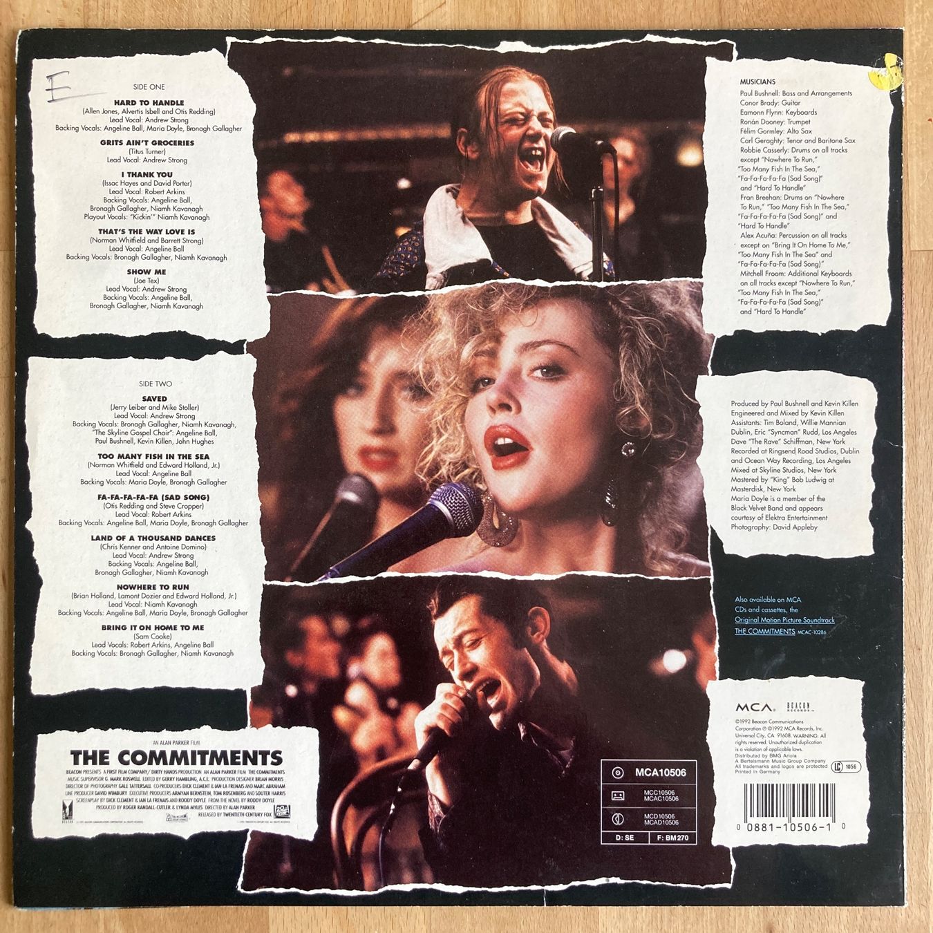 Dischi in vinile: THE COMMITMENTS ,VOL. 2,1992, LP,  ROCK, SOUL – Usato da Thun venduto da estrol 1