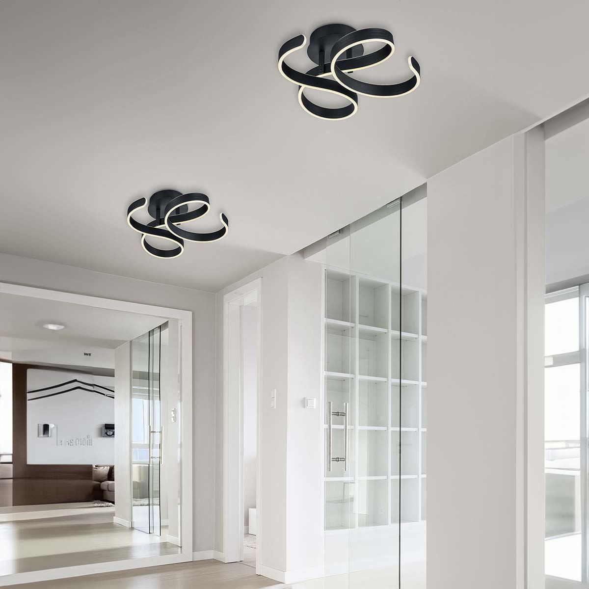 Lustres & lampes de plafonds: LED Deckenleuchte, Dimmer, 54 cm x 52 cm – Neuf (Voir description) à Kreuzlingen par Smart-Light 1