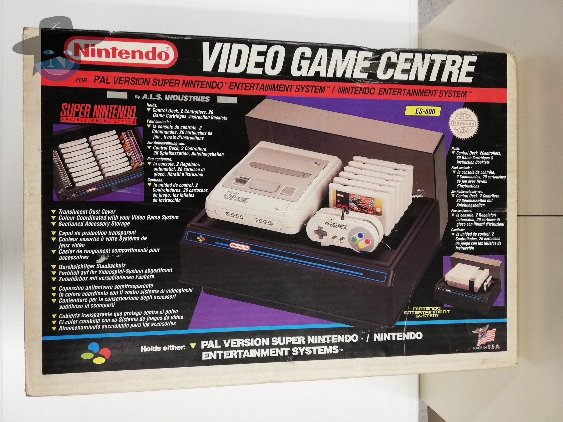 Nintendo Konsolen: Video Game Center ES-800 für Super Nintendo oder NES – Gebraucht aus St. Gallen von zorro_dc