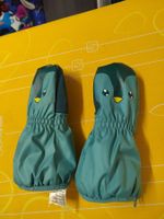Decathlon Fäustlinge mit Pinguin, türkis, 24 Monate - 3 Jahr