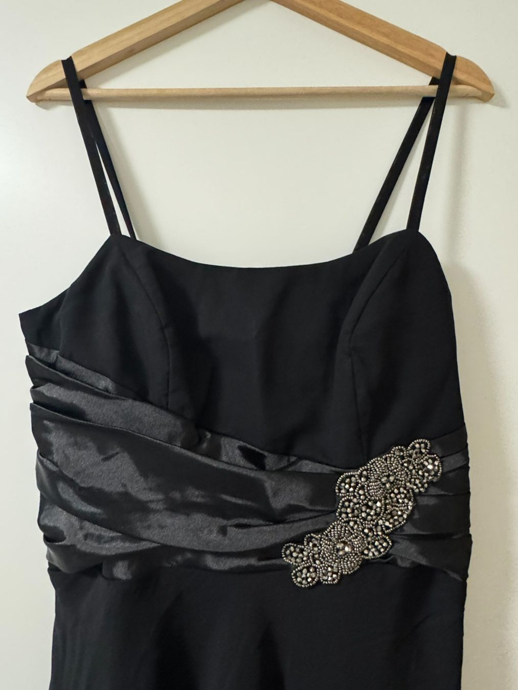 Vestiti: Elegantes Abendkleid schwarz Gr. 38 mit Strass – Nuovo (secondo la descrizione) da Zürich venduto da pamleano 2