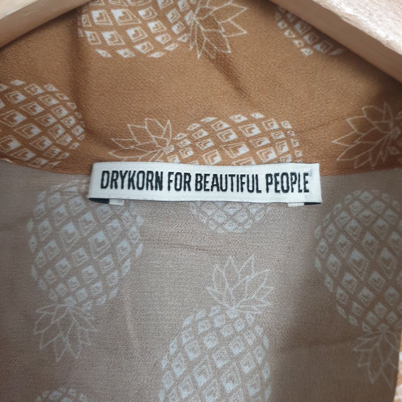 Drykorn Camicette: Drykorn Bluse mit Ananas Gr. M – Usato da Frenkendorf venduto da Chrigeli01 3