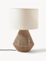 Zwei gemütliche Tischlampen mit Baumwollseil, Top Zustand!