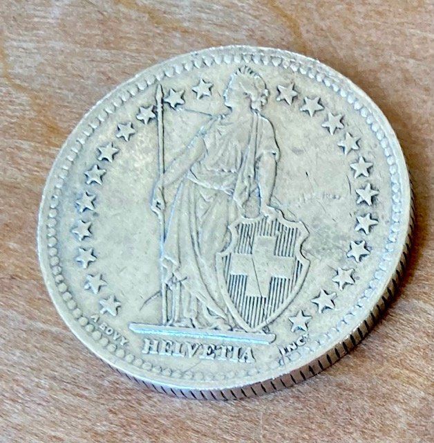 Tutti le monete: 2 Franken 1948 (Silber) – Usato da Dürnten venduto da Scheidegg32 1