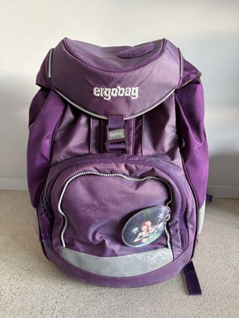 Ergobag - Schulrucksack, Lila, guter Zustand