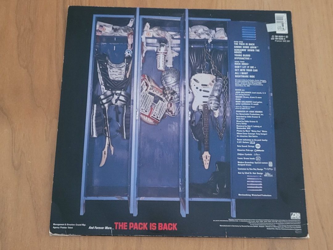 Dischi in vinile: LP  Raven – Usato da Martigny venduto da MZ-67 1