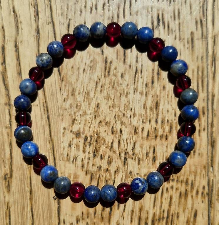 Bracciali & Braccialetti: Armband Lapislazuli & Achat – Usato da Dornach venduto da man_hsg8