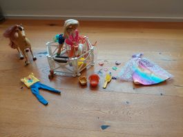 Barbie Set mit Pferden