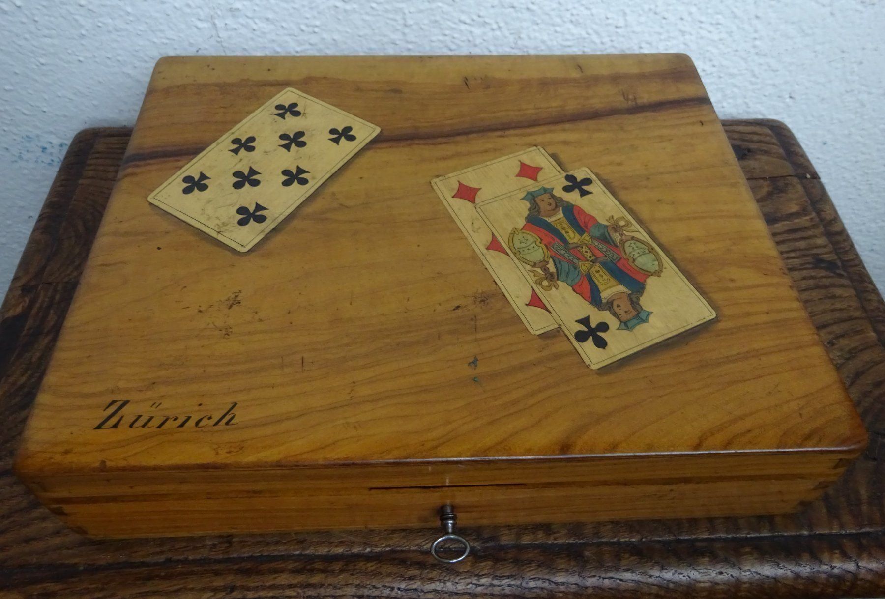 Barattoli: Antike Jass Box / Schatulle – Usato da Esslingen venduto da eintagammeer