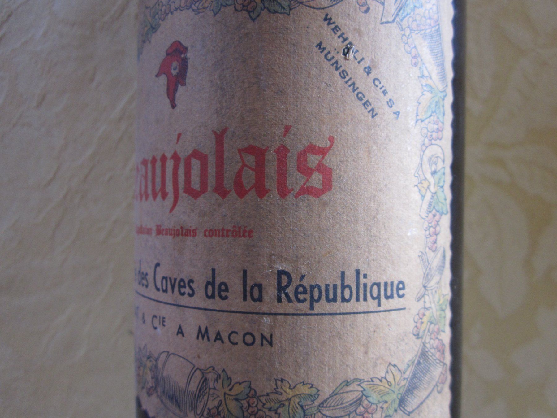 Wein: Wein Beaujolais von 1953 – Gebraucht aus Binningen von flugi30 4