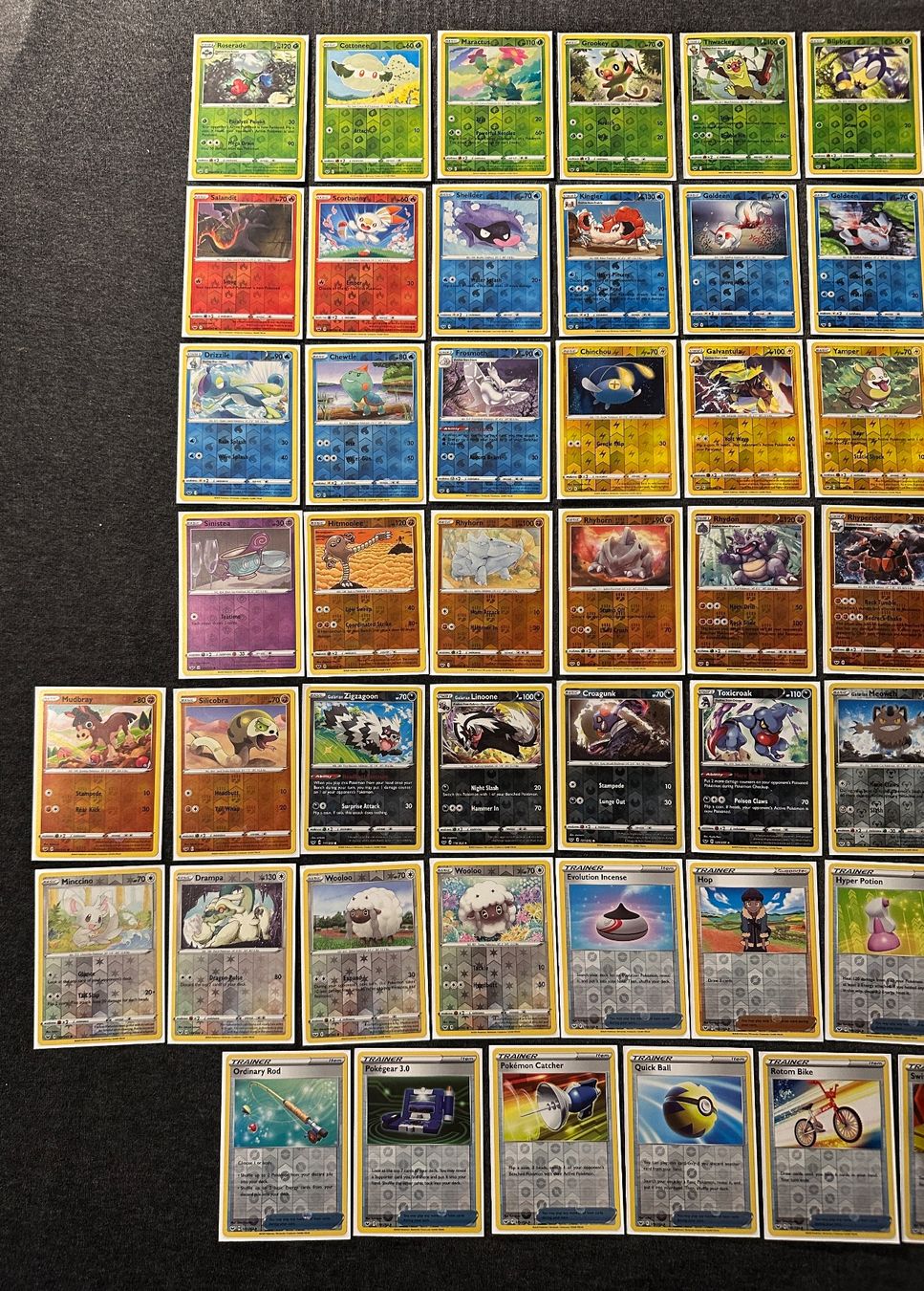 Pokémon Carte collezionabili: SWORD & SHIELD REVERSE HOLO POKEMON SAMMLUNG ENGLISH – Usato da Binz venduto da Cediboy 1