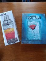 Coktailshaker  und Cocktail Buch neu
