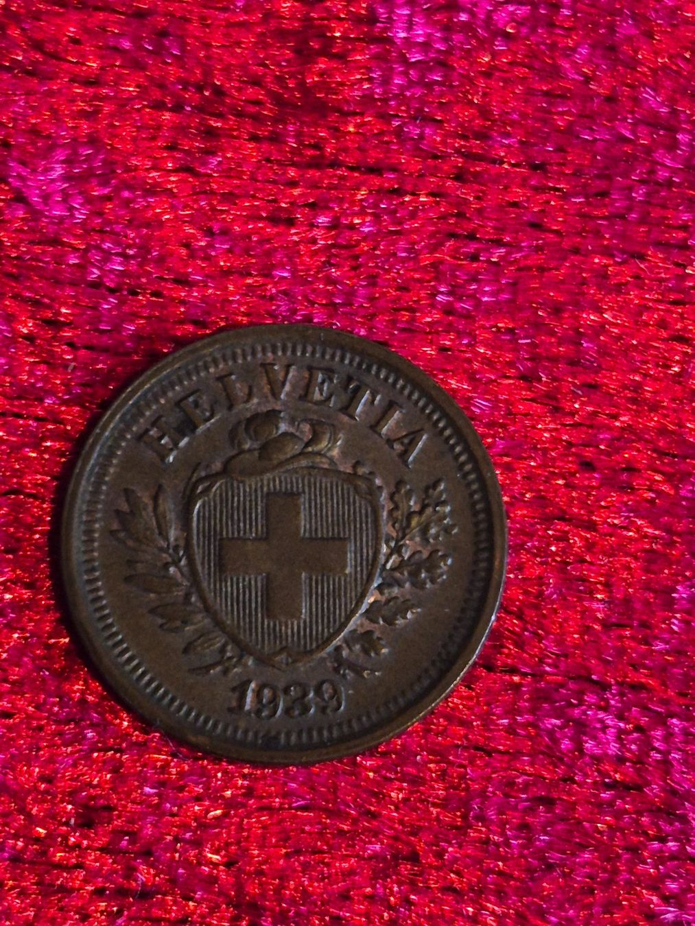 Tutti le monete: 1 Rappen 1939 sehr selten – Usato da Neuenkirch venduto da majortom30