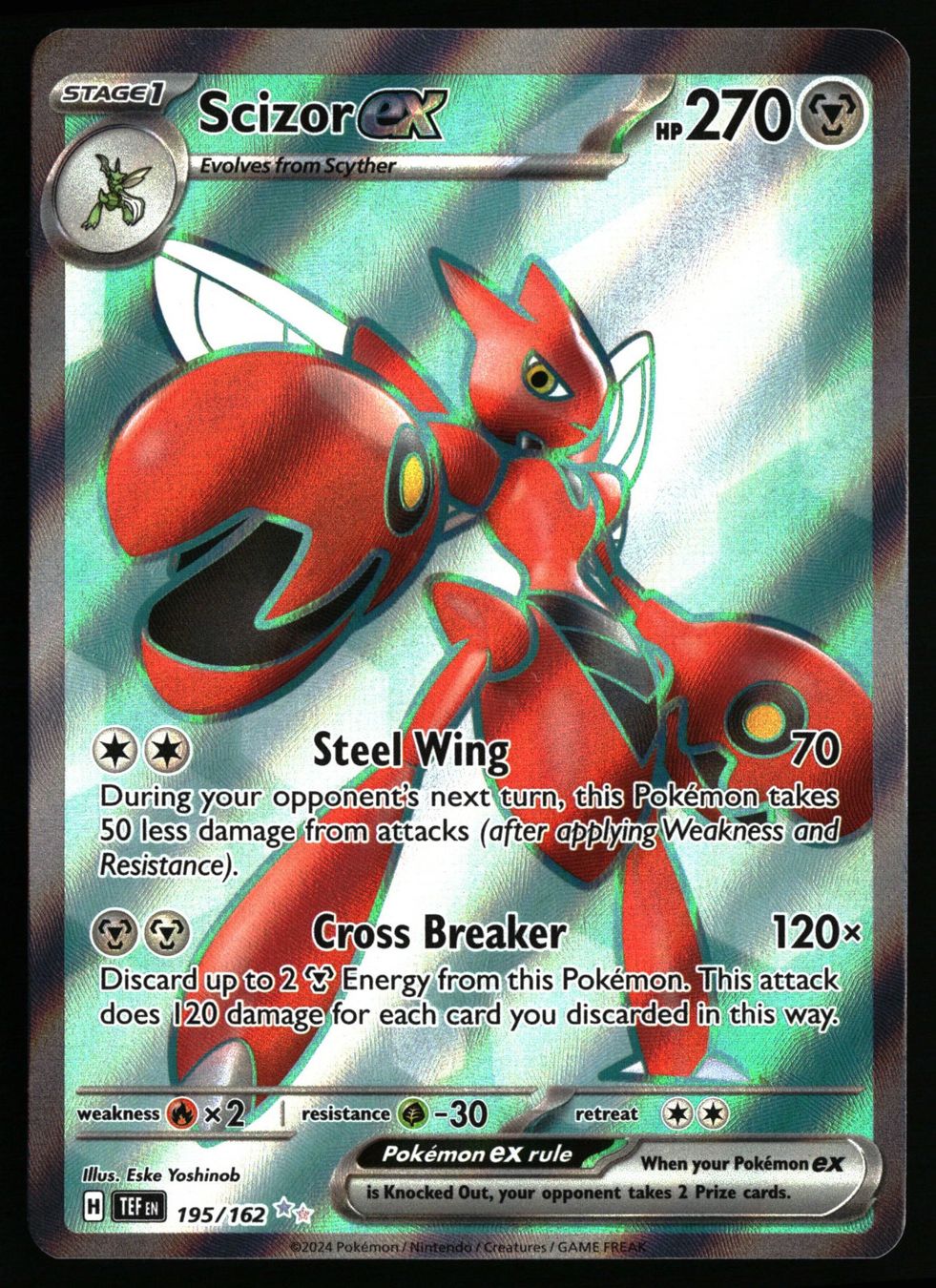 Pokémon Carte collezionabili: Scizor ex #195 Pokemon Temporal Forces – Usato da Feuerthalen venduto da Plazatoys