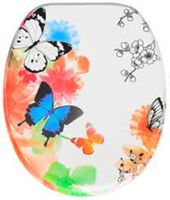 WC-Sitz mit Absenkautomatik-SCHMETTERLINGE-BUTTERFLY
