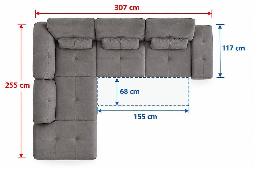 Divani: Canapé d'angle convertible POLIPOL  gris – Usato da Bouveret venduto da mvz_gq2r 3