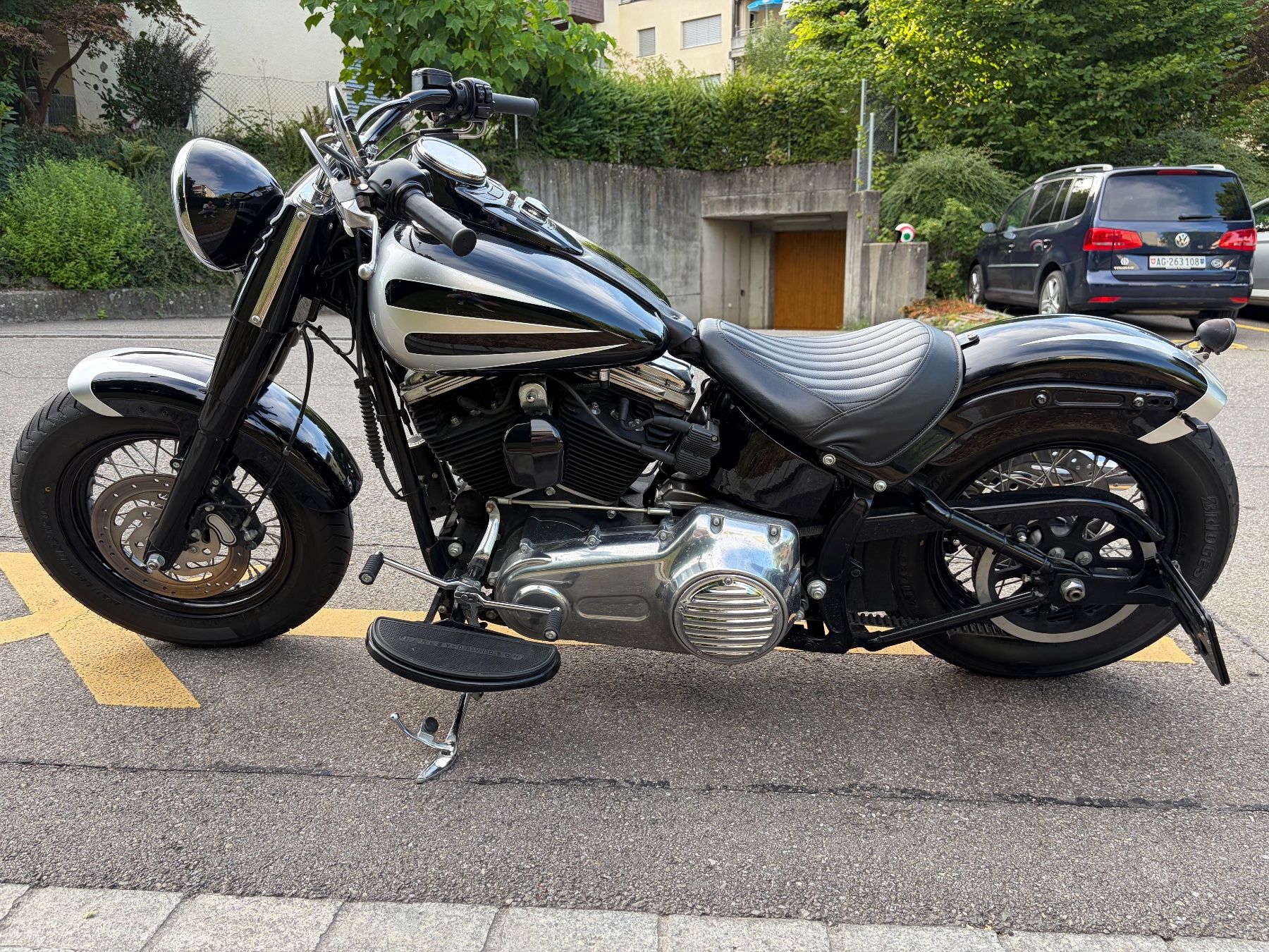 Harley-Davidson Cruisers: Harley Davidson SLIM Bobber OLdscool – D'occasion à Rütihof par elcheffe81 9