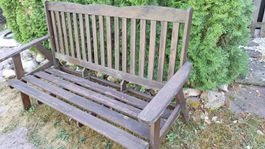Holz-Gartenbank , verstellbar  164cm