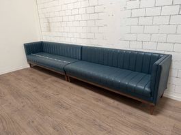 2 neuwertige Ledercouches zu verkaufen