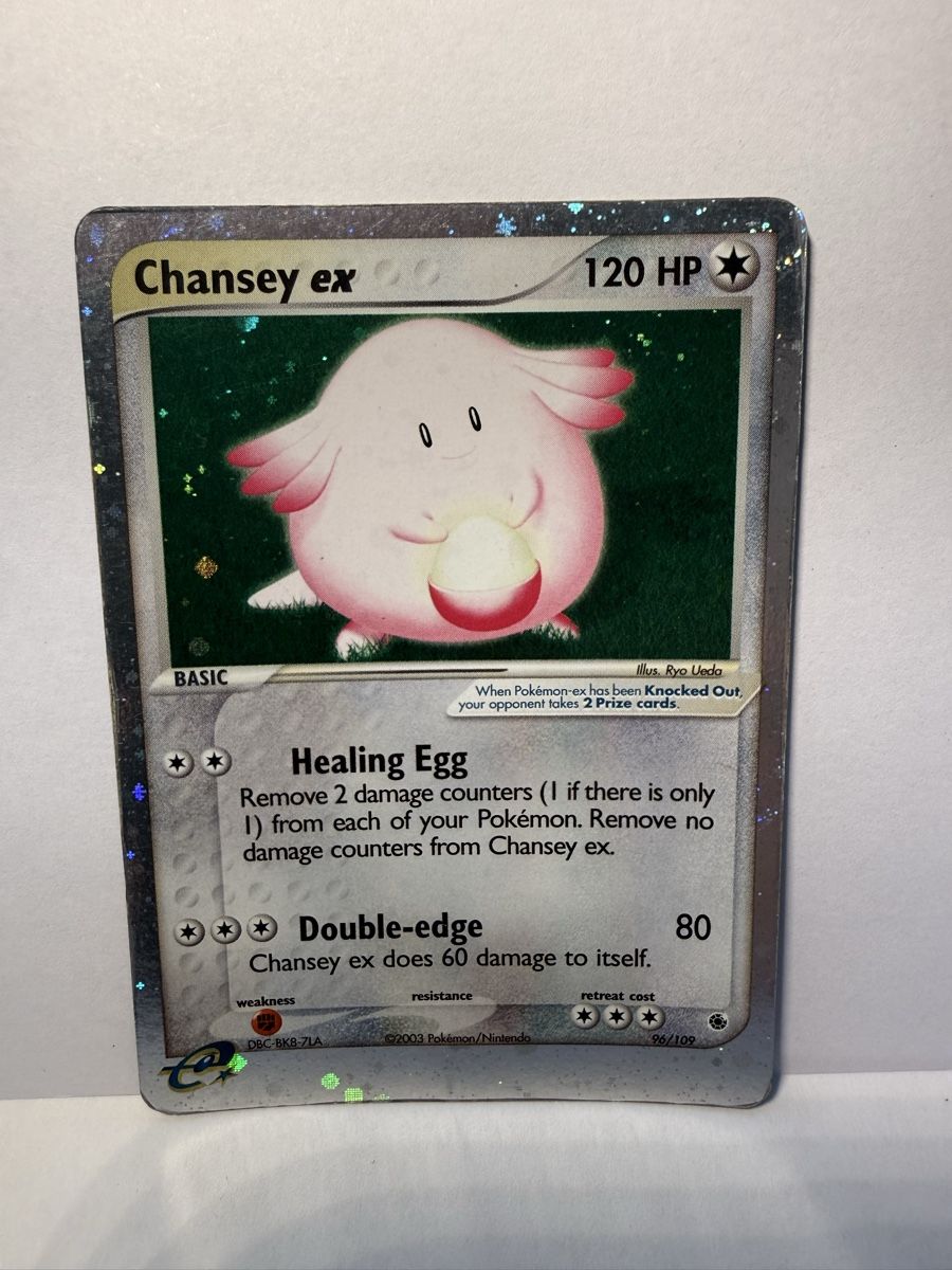 Pokémon Carte collezionabili: POKEMON CHANSEY EX HOLO RARE 96/109 EX RUBY & SAPPHIRE ENG – Usato da Lugano venduto da ktm_7jr7